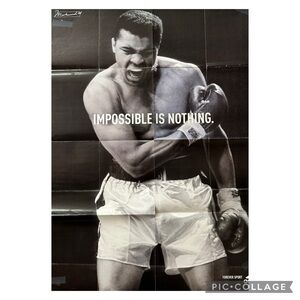 Vintage 2004 Muhammad Ali Nothing is Impossible Poster